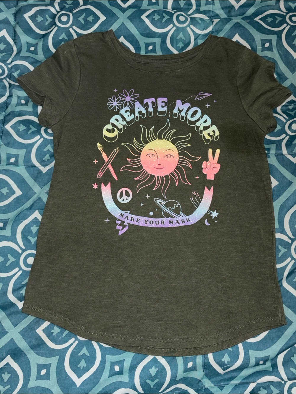 SO Girls' Green T-Shirt